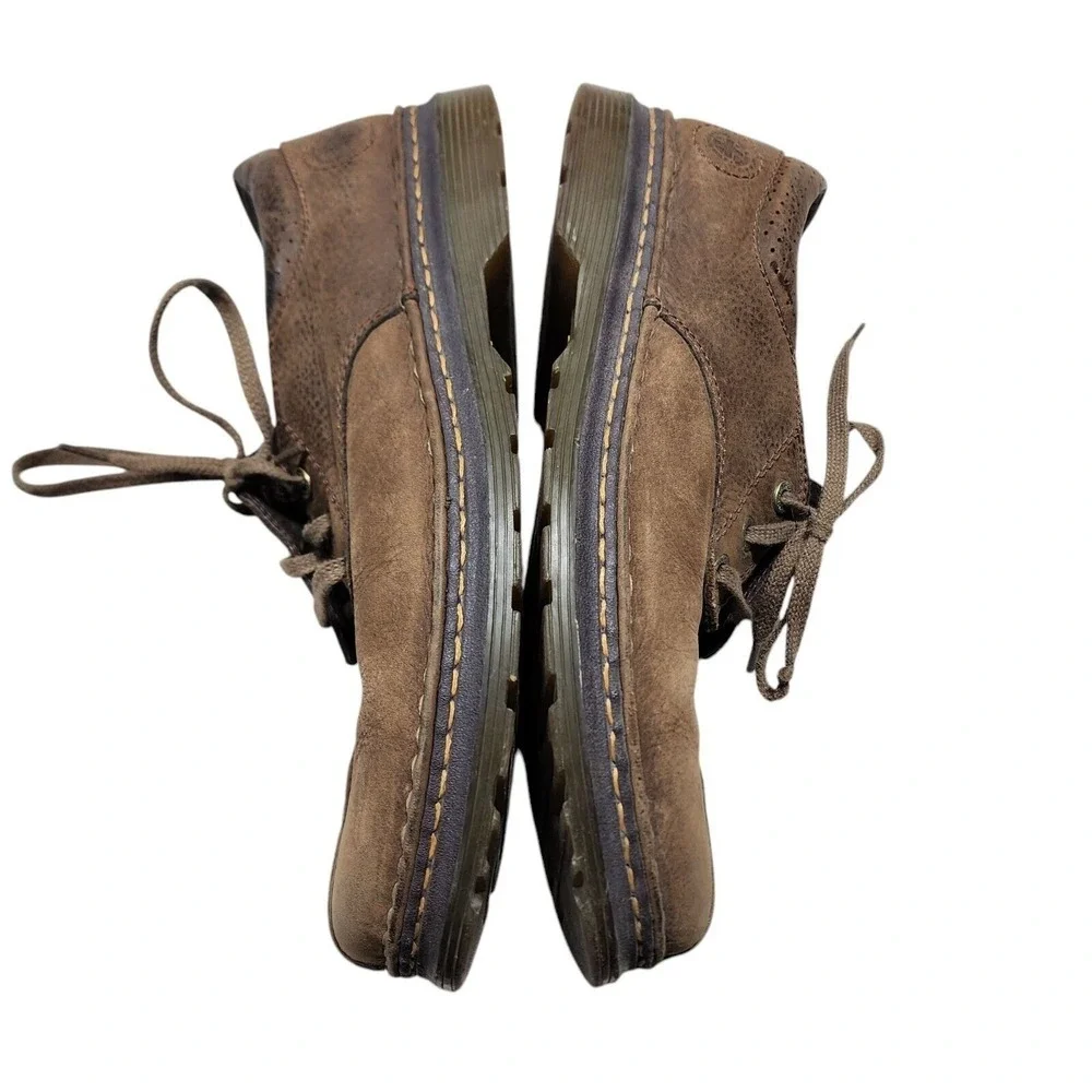 Dr. Martens Nevin Shoes Mens 13 Brown Leather Oxford Lace Up AW004 KV05 N‎